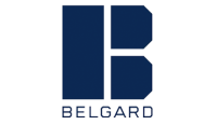 Belgard logo representing high-quality paver products for outdoor landscaping and hardscaping services by Atlas Landscape in Kansas City.